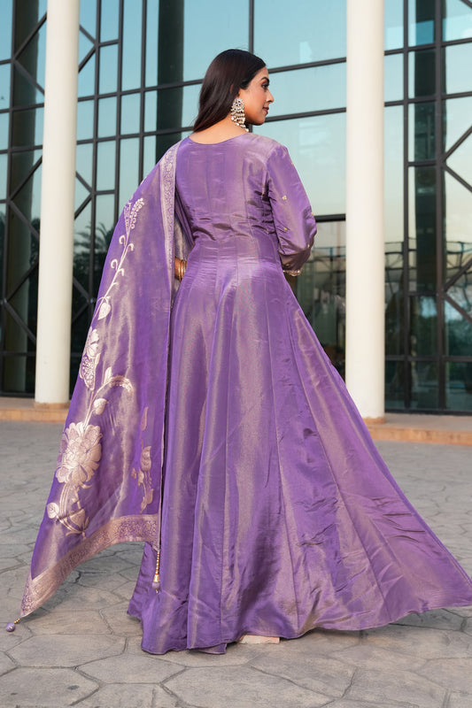 Purple color Sequence Thread work Designer Wedding Lehenga Choli For Wedding Function BL1378