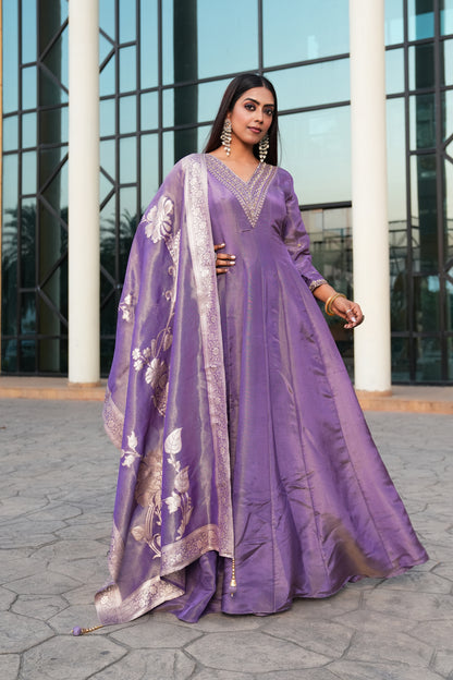 Purple color Sequence Thread work Designer Wedding Lehenga Choli For Wedding Function BL1378