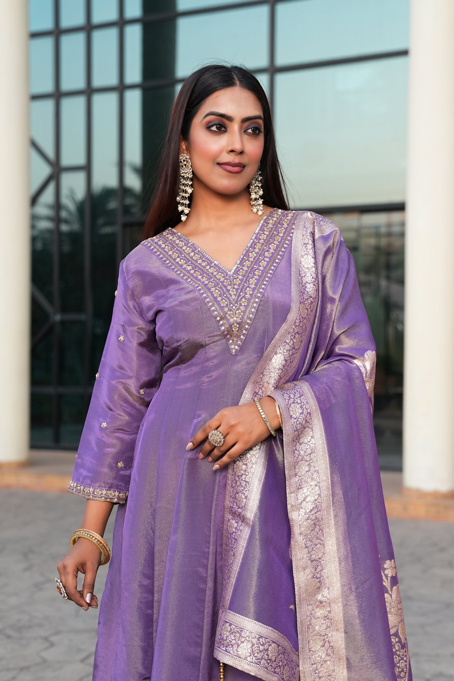 Purple color Sequence Thread work Designer Wedding Lehenga Choli For Wedding Function BL1378