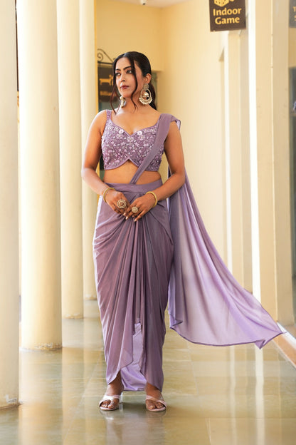 Gray color Designer Lehenga choli for Wedding & Engagement Function BL1163