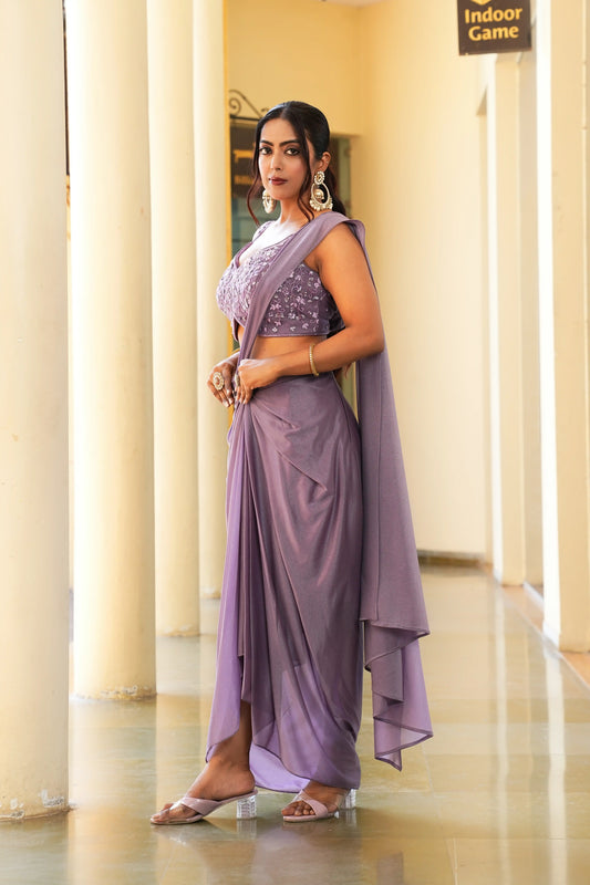 Gray color Designer Lehenga choli for Wedding & Engagement Function BL1163