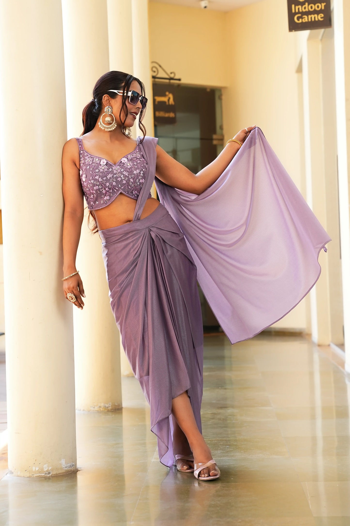 Gray color Designer Lehenga choli for Wedding & Engagement Function BL1163