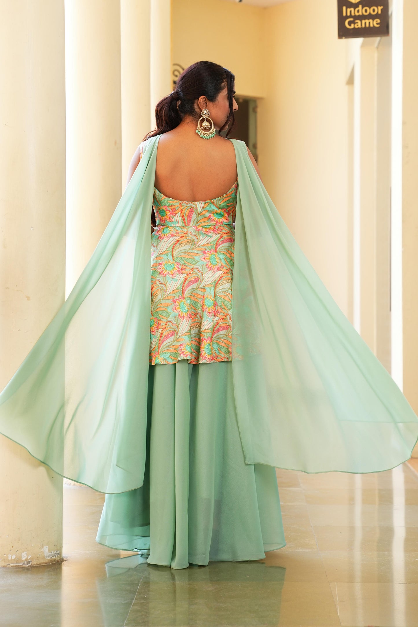 Green color  work Designer Lehenga Choli for Any Function BL1572